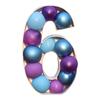 Giant Number Balloon Frame Birthday Balloon Filling Box 1st One Birthday Party Decorations Kids Anniversary Wedding Decor