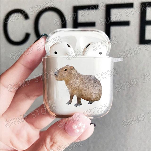 Креативный чехол Capybara для Apple Airpod Pro2 Airpods 1 2 3 Pro, чехол для беспроводных наушников Air Pods 3rd Gen Box, мультяшная Капа