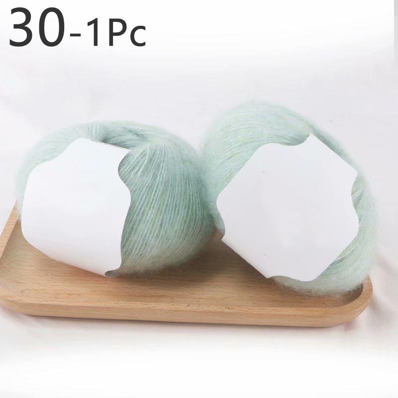 1 шт., 30 г, нить для вязания крючком из мохера для свитера, шарфа, пряжа для вязания, мягкая многоцветная пряжа для рукоделия «сделай сам»