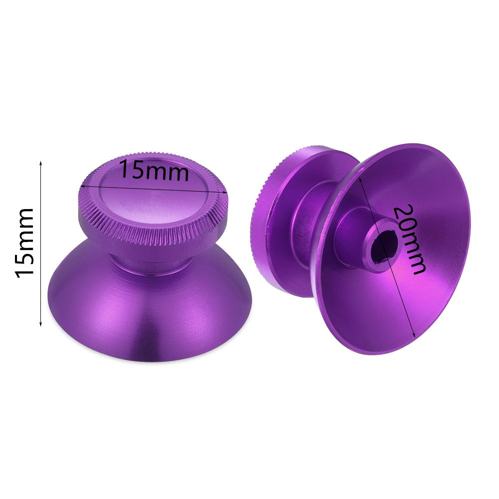 2pcs Game Metal Caps Cover Analog Thumbstick Controller Joystick Grip Aluminum