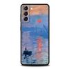 Чехол для телефона Samsung Galaxy S24 S23 S22 Ultra S20 S21 FE 5G S10 S9 Plus S10E S8 S7 Edge Мягкий силиконовый чехол Искусство Клода Моне