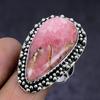 Rhodochrosite Gemstone 925 Sterling Silver Gift Jewelry Ring Size 9 C9e87