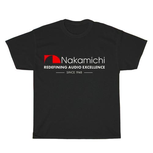 Новая аудиологотип Nakamichi Унисекс Футболка Смешная Размер от S до 5XL