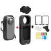 Silicone Cover For Insta360 X4 Panoramic Camera Protector Sleeve For Insta 360 X4 Anti-scratch Case Sports Camera Accessories