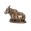 Статуэтка животного Нанди из полирезины и бронзы ручной работы для дома, офиса, духовных пространств для индуистских верующих