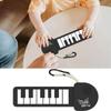 Складная силиконовая клавиатура для пианино Портативная мини Радужная гитара Брелок Любители музыки