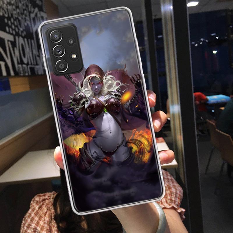 Чехол для телефона W-World Of W-Warcraft Эльф для Samsung A54 A57 A37 A17 A14 A15 A12 A24 A34 A55 A35 A25 A52S A07 A05S A04S A22 A32 A72