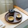 Наборы керамических чайников BORREY, портативный дорожный чайный сервиз, черный керамический чайник, гайваньские чайные чашки, чашка для чайной церемонии, изысканные подарки