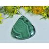 АА++ Натуральный Зеленый Малахит Груша Кабошон Свободный Драгоценный Камень 27X31X04ММ 42Карата. Д-13