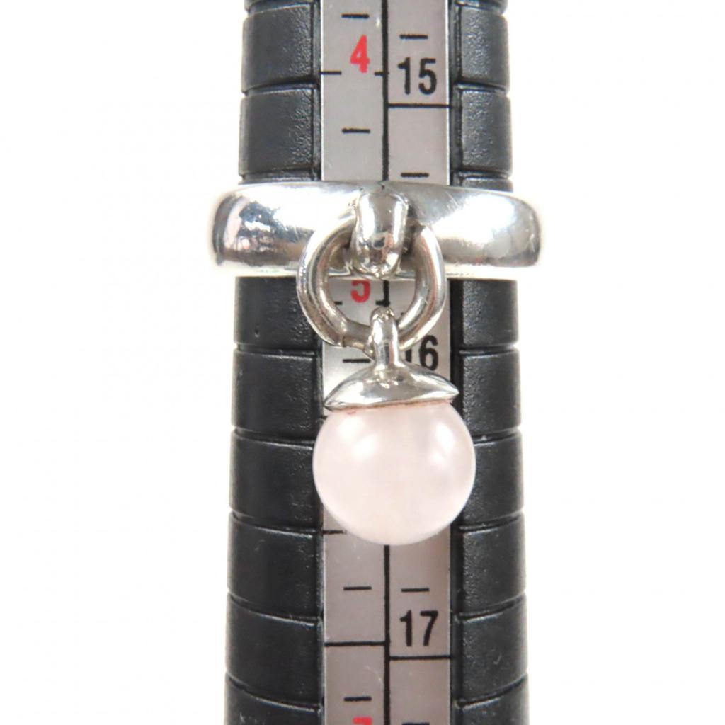 Great TIFFANY&Co. Ring Balloon Dangle Ring quartz Silver SV925 Women Used