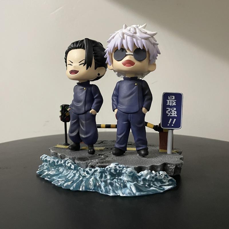 Фигурка Действия Jujutsu Kaisen Гэто Сугуру Годзё Сатору Фигурки 12.5см Манга Фигурка ПВХ Аниме Коллекционная Модель GK Статуя Подарок