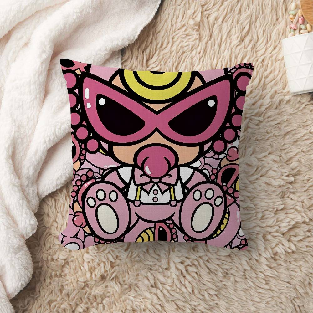 H-Hysteric M-Mini Cute Girl Pillow Gift Home Office Decoration Pillow Bedroom Sofa Car Cushion Coverpillow Case