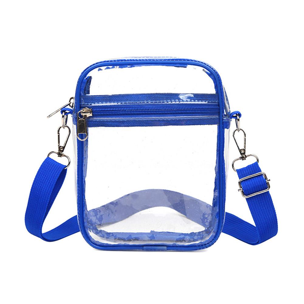 Прозрачная сумка через плечо из ПВХ, мини-кошелек для концерта, кроссбоди с сумочкой, повседневная сумка с передним карманом M1A8