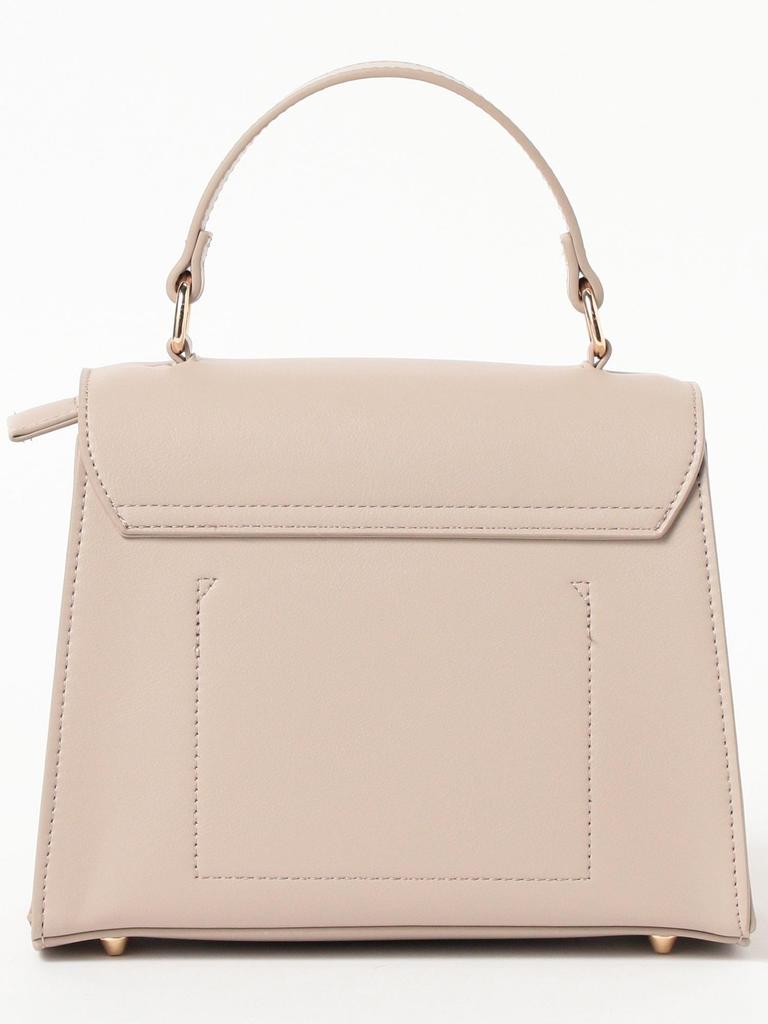 BEAMS LIFE STORE by BEAMS Leather Flap Bag, Women's, Beige, One Size