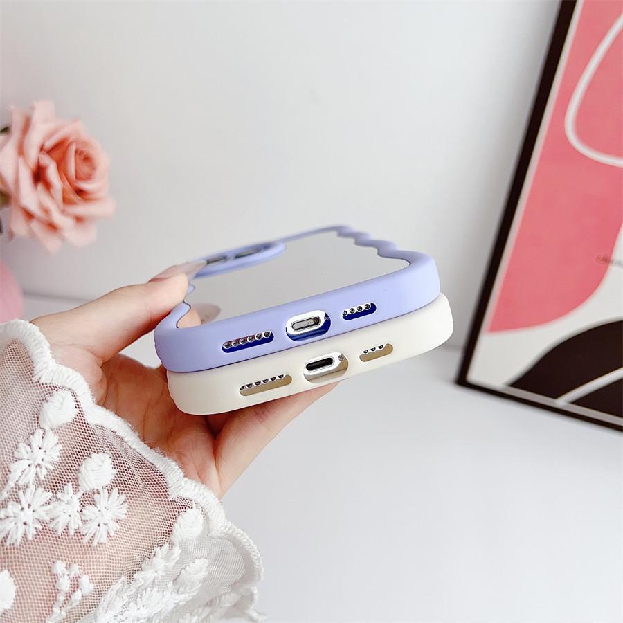 Зеркальный противоударный чехол для телефона для Xiaomi Redmi Note 13s 13 12s 12 11s 11 Pro Pro + 12C 13C, милый защитный чехол для камеры, эстетический чехол