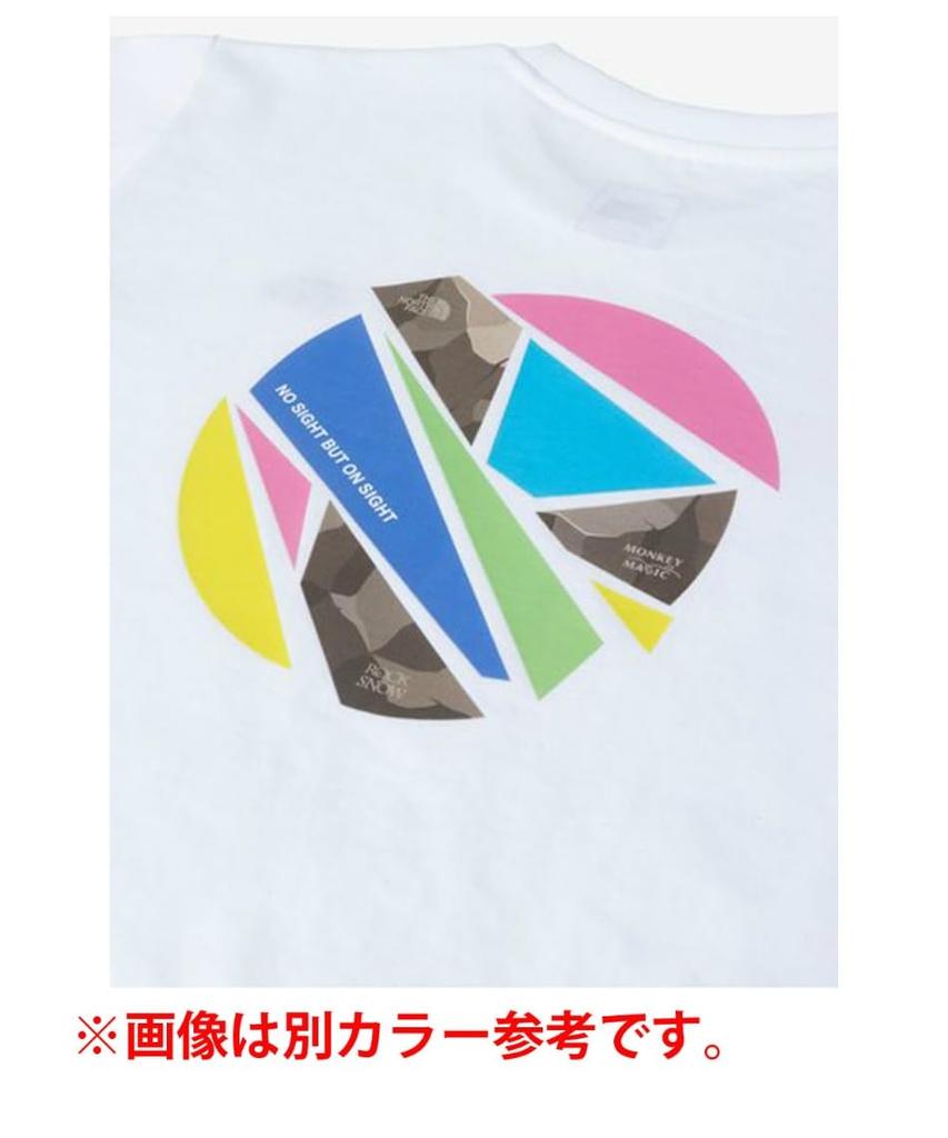 The North Face Short Sleeve Monkey Magic UV Organic Size L Women's Tee, Protection, Cotton, Anti-Static, Black,