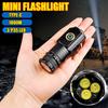 Mini Tactical Handheld Strong Light Flashlight, Outdoor Camping Cap Light, Outdoor Charging Display Aluminum Alloy Flashlight 3LED Camping Light