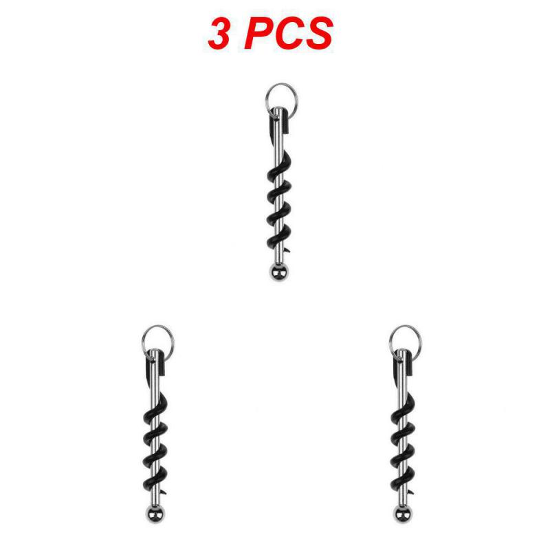 1/3/5/10pcs Creative Mini Wine Bottle Opener Stainless Steel Red Corkscrew Wine Bottle Opener Outdoor Camping Equipment Tool