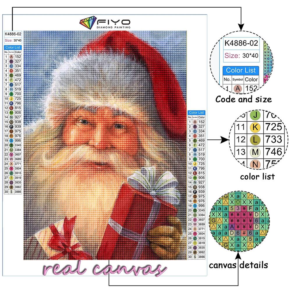 5D DIY Рождественская елка Санта-Снеговик Вышивка крестиком Стразы Алмазный рисунок Вышивка Мозаика Домашний декор