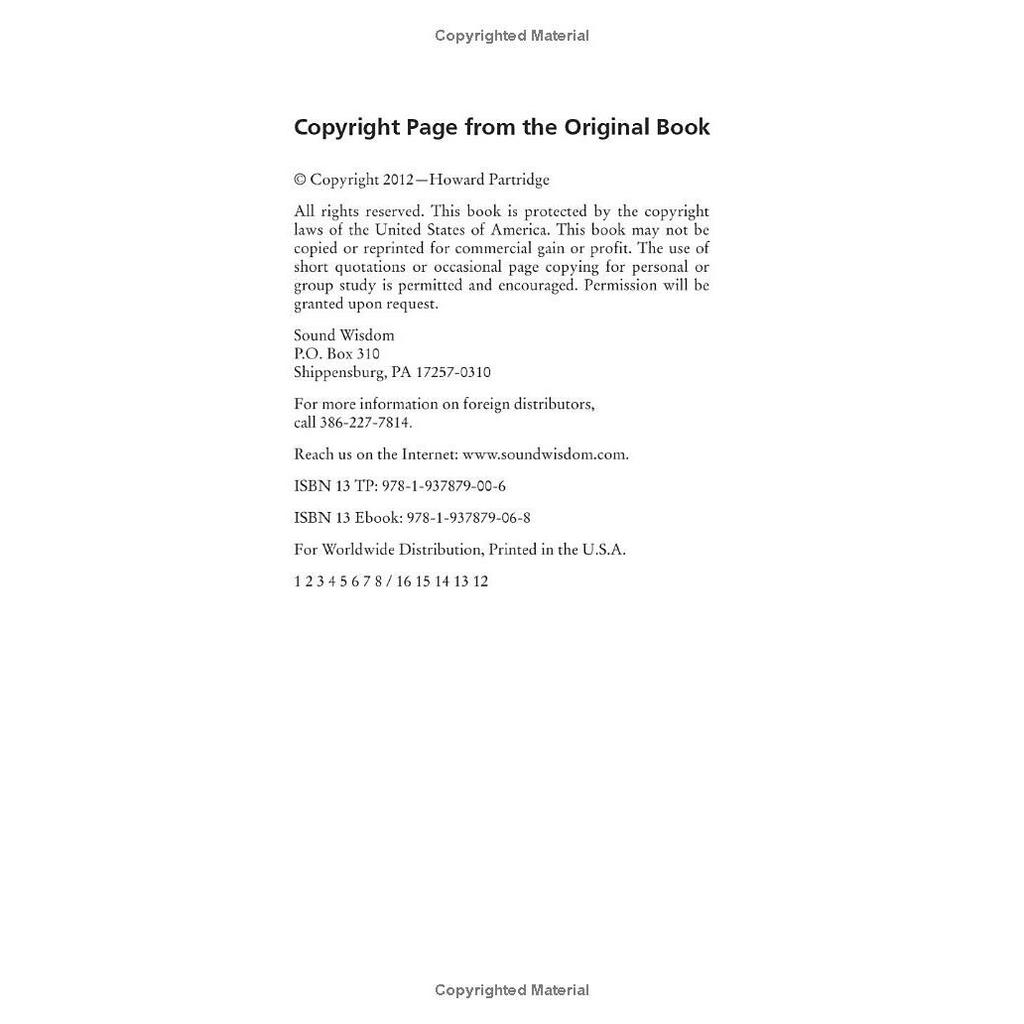 7 Secrets of a Phenomenal L.I.F.E. Paperback  Howard Partridge (Author) Book JL186150103127