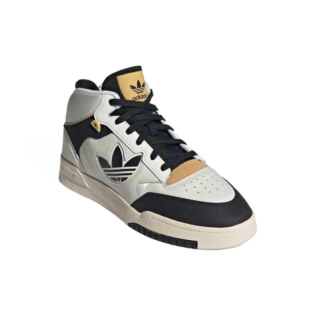Adidas Originals Drop Step XL 2.0 Comfortable Shock Absorption Non-Slip Mid-Top Skate Shoes Unisex Skate Shoes Han-Jade-White JP9983
