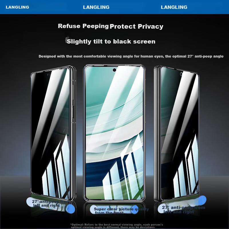 Screen Protector for Huawei MateX5/X3, Tempered Glass Film for Huawei MateX5 Collector's, Foldable Outer Screen Protector, HD Glass, Shatterproof,