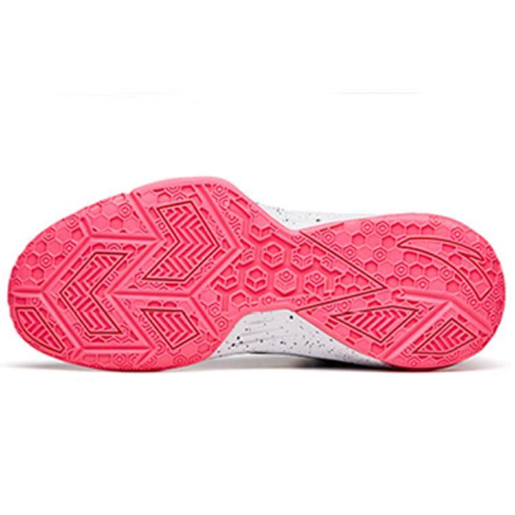 Anta Кроссовки для баскетбола KT3 Team Edition, нескользящие, прочные, среднего размера, мужские, черные, розовые, 11741105-17