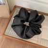 Caramel Autumn Winter Minimalist Suede Velvet Donut-Shaped Hair Ring for Women, Elastic Hair Accessories Band
