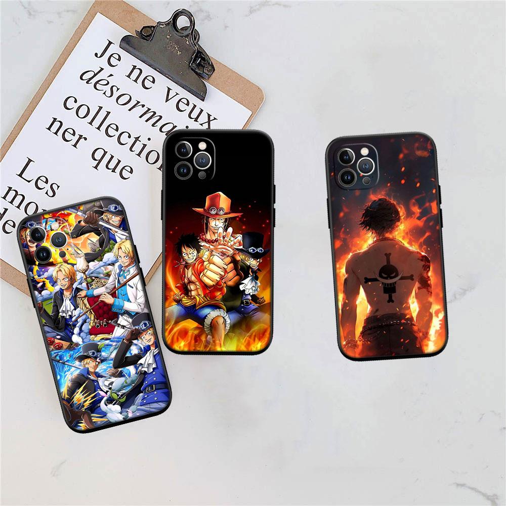 Чехол для телефона One Piece ACE Sabo Luffy из мягкого материала для Redmi Note 13 14 Pro+ Plus A3 A3X 13X 13C 13R 14S 14C 14R