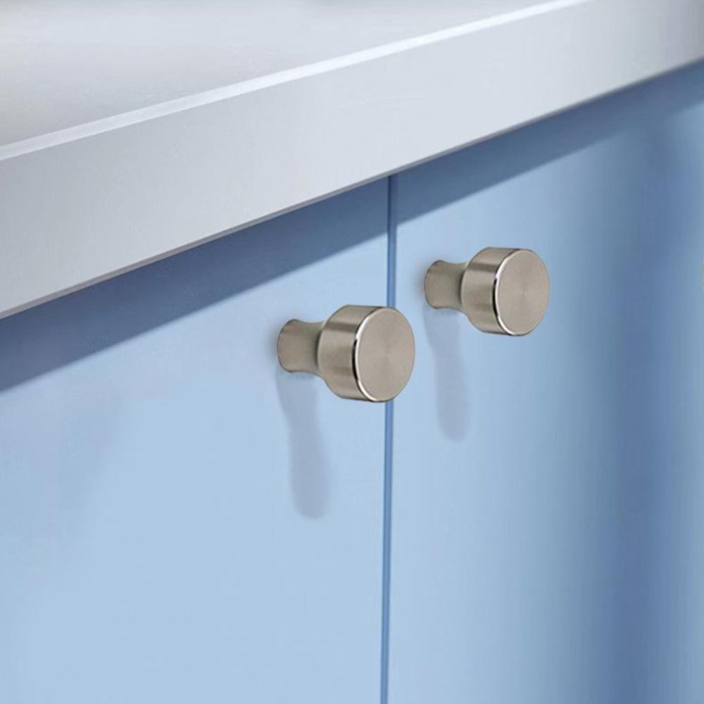 Silver Furniture Handle Single Hole Furniture Knobs Small Door Handle Cabinet Pulls  Wardrobe