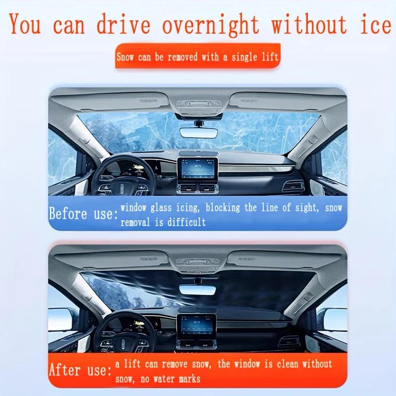 Чехол-антифриз на лобовое стекло автомобиля, чехол для одежды автомобиля, чехол от снега, инея, снега, солнца, теплоизоляция и солнцезащита для автомобиля
