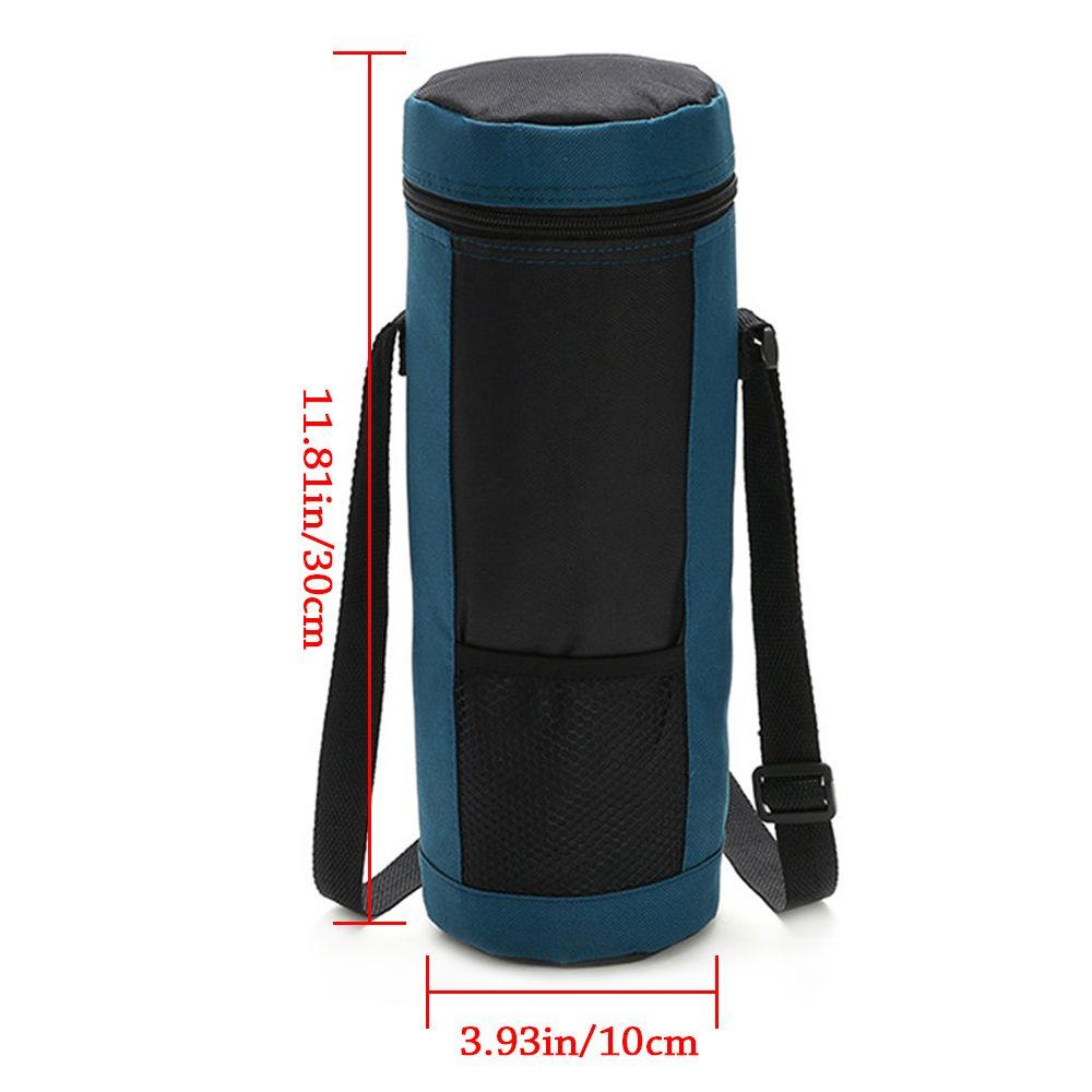 Practical Insulated Camping Hiking Water Bottle Pouch Tote Bag High Capacity Outdoor Traveling
