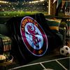 Football Villa Design Throws Blanket Flannel Blankets Plush for Couch Bed Gifts for Men Women Travel picnic blanket Christmas fan gifts