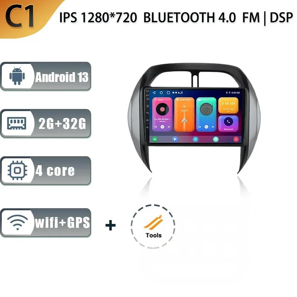 Android 13 беспроводной Carplay для TOYOTA RAV4 2003-2005 аудио стерео автомобильный радиоприемник мультимедийный плеер 4G GPS навигация 2 Din экран