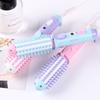 Straightening Round Styling Brush 2-in-1 Electric Curling Wand Portable Hair Curler  Travel