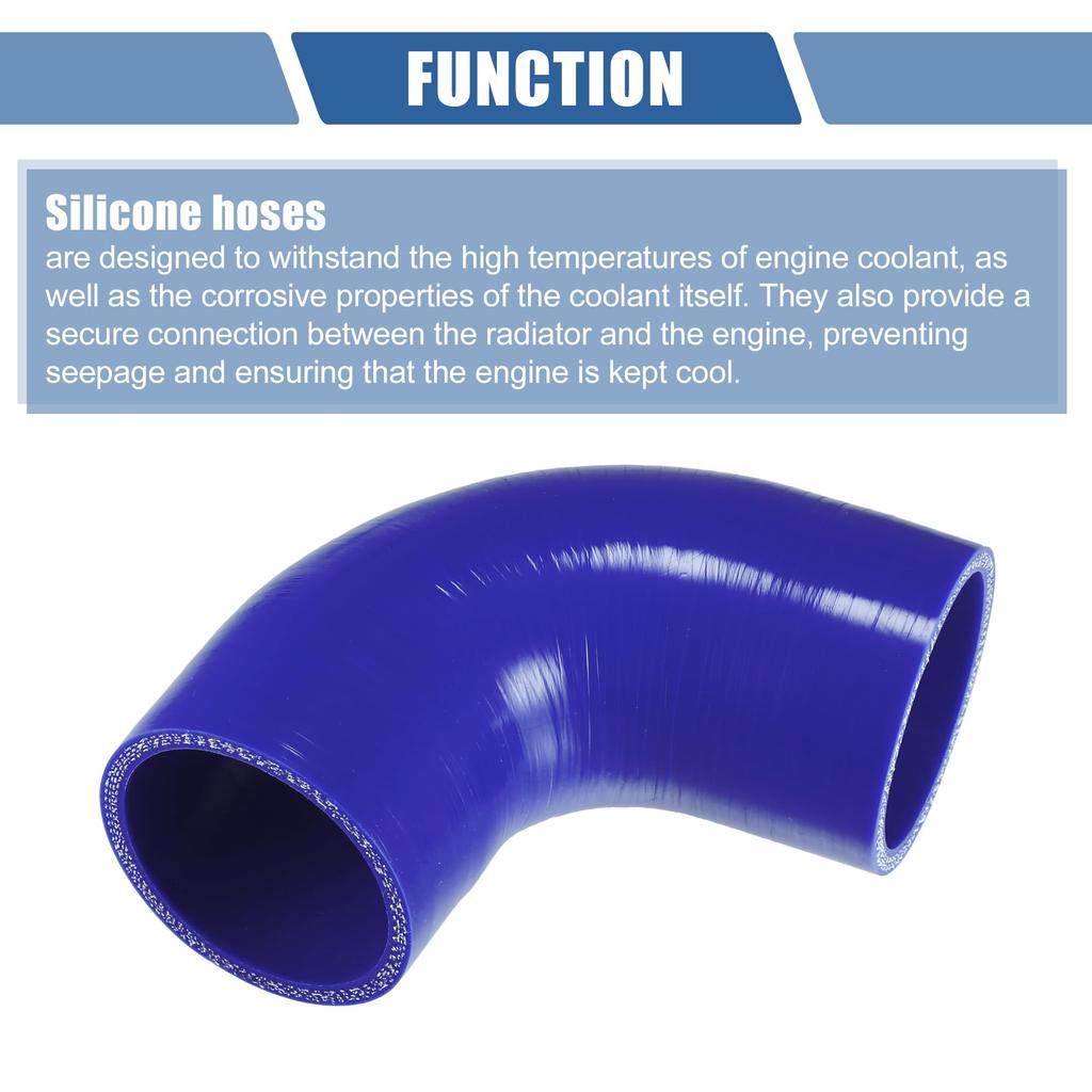 X AUTOHAUX Silicone Hose Silicone Pipe Radiator Hose 1 Piece Inner Diameter 63 mm