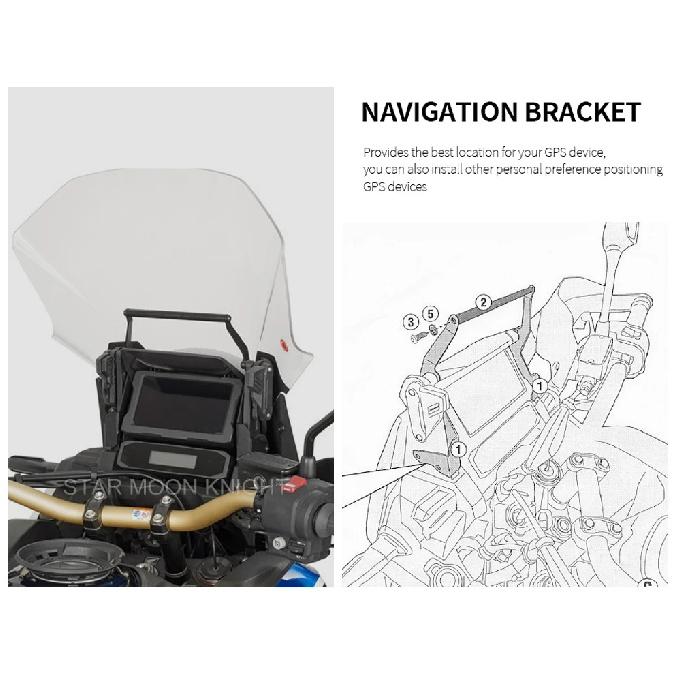 USB Phone Holder For Honda CRF 1100L Africa Twin ADVENTURE SPORTS CRF1100L Africa twin 1100 Motorcycle GPS Navigation Bracket
