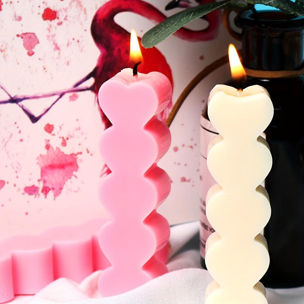 3pcs DIY Drip Glue Mold 5-in-1 Love Candle Silicone Mold New Product Atmosphere Candle Atmosphere