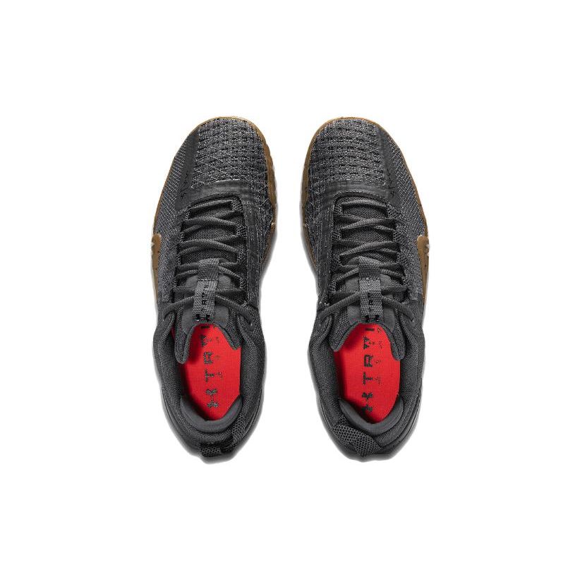 Under Armour Мужские кроссовки TriBase Reign 6 Castlerock Gum Серый Титан-Серый Черный 3027341-101