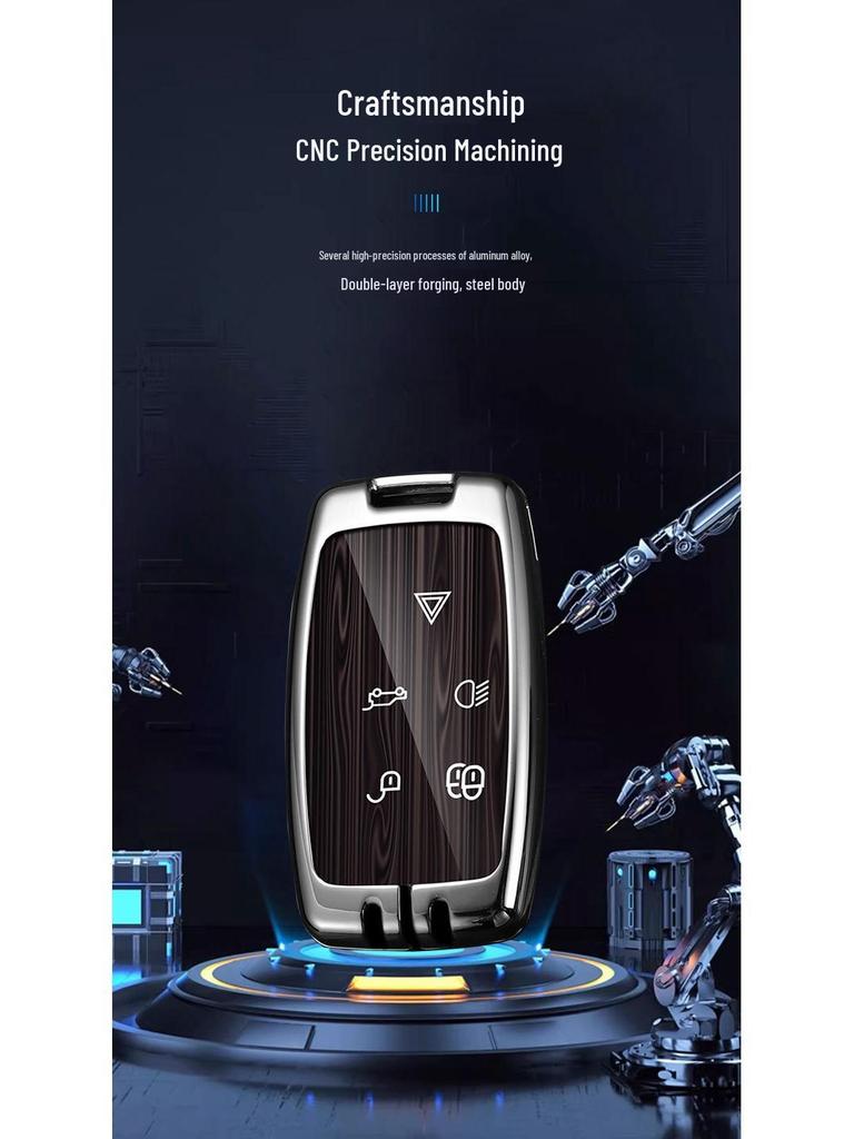 23 Jaguar XFL/XEL/F-Pace/XJL/F-Type/E-Pace Key Case with Metal Buckle for Men & Women