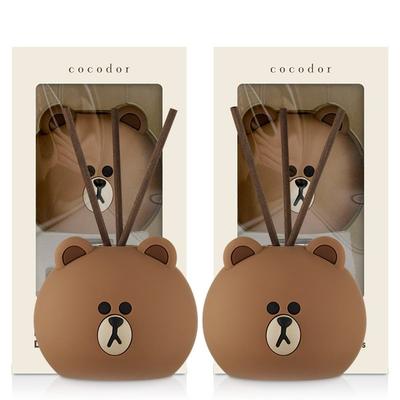 Диффузор для лица Cocodor Line Friends 50 мл 2шт, коричневый (Чистый хлопок)