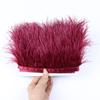 Dyed Ostrich Feather Trim Ribbon Fringe 6-8Cm Wedding  Decoration Fluffy Feathers Dress Sewing Clothing 1/5/10Meter  Plume Decor