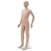 Child Mannequin - vidaXL - 140 Cm - Full Body - Glass Base - Beige