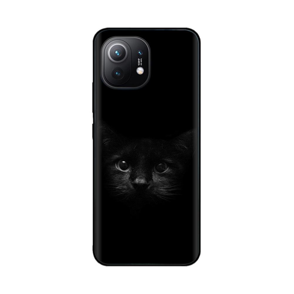 Чехол для телефона для Xiaomi Mi 11 Lite Чехол Мягкий Силикон Ударопрочный Задняя крышка для Xiaomi 11 Lite 11Lite 5G NE Защитный чехол Fundas