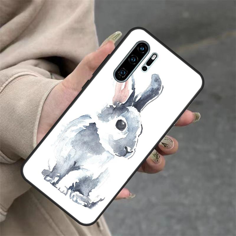 Милый чехол-кролик для Huawei Nova 3i 7i 8i 11i Y60 Y70 Y90 Y61 Y91 10 9 SE 11 Pro P20 P40 P30 Lite