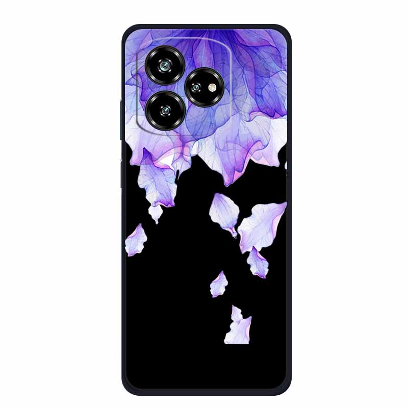 Чехол For ZTE Axon 60 Lite Чехол Милый Мультяшный Кот Черный Силиконовый Мягкий Чехол для Телефона Для ZTE Blade V60 Axon 60 Задняя Крышка Чехол 60lite