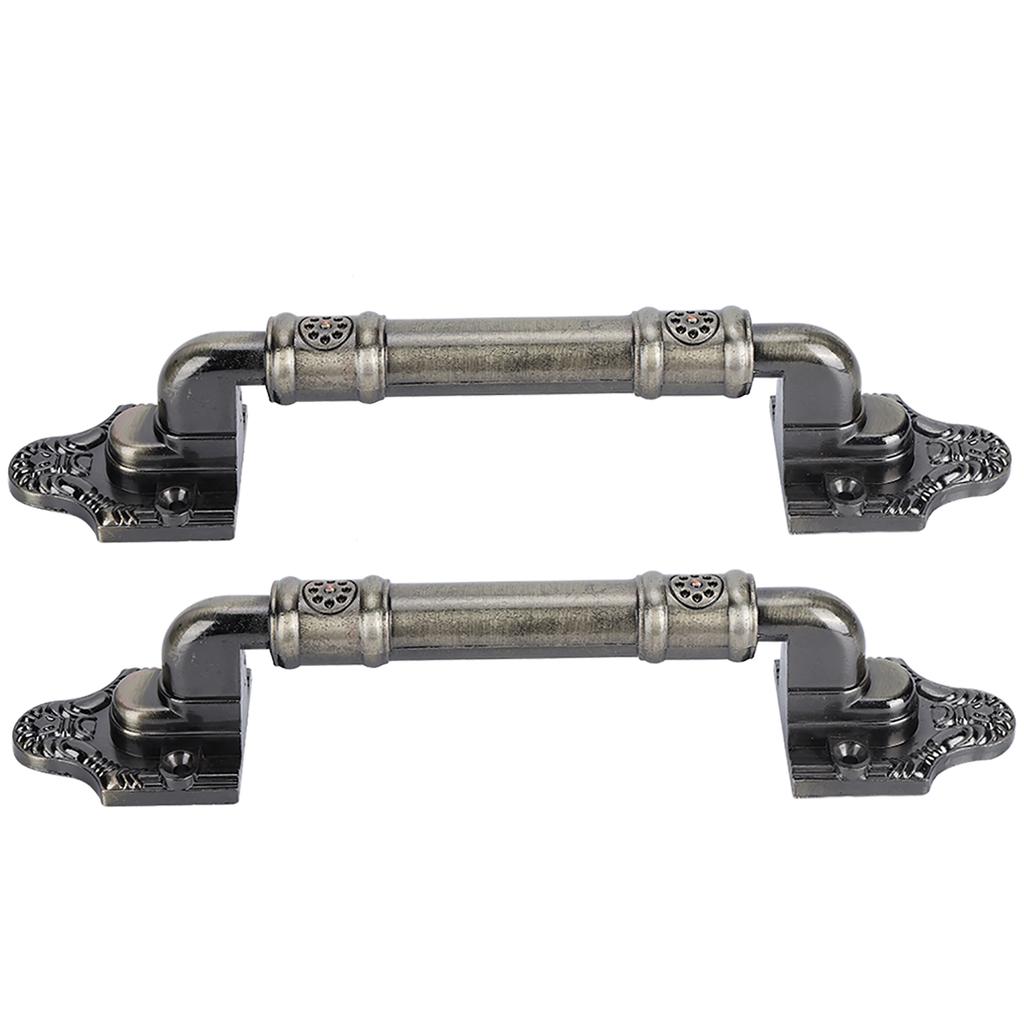 2 шт. винтажные дверные ручки для ящиков шкафа в европейском стиле бронзового цвета