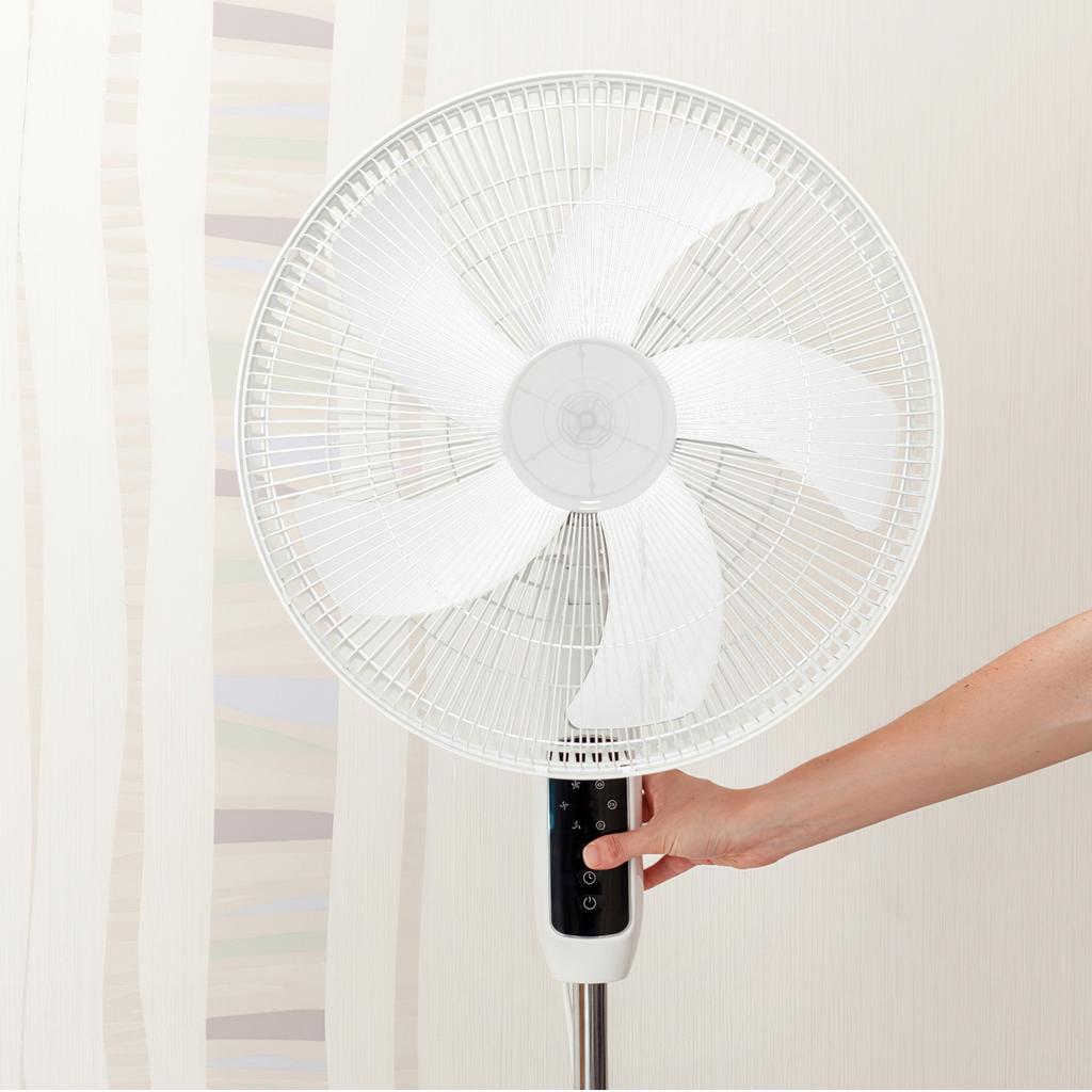 Пластиковые лопасти 14 дюймов, 5-лопастные, сменные, для напольного, настольного вентилятора, универсальные, с круглым отверстием, лопасти для электрического вентилятора