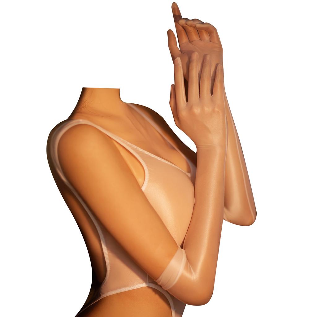 1 пара глянцевых шелковистых перчаток, эластичные перчатки длиной до локтя, ультратонкие перчатки, вечерние костюмы, аксессуары