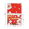 50Pcs Christmas Greeting Card Kids Mini Christmas Blessing Greeting Cards Envelope New Year Postcard Gift Card Xmas Party
